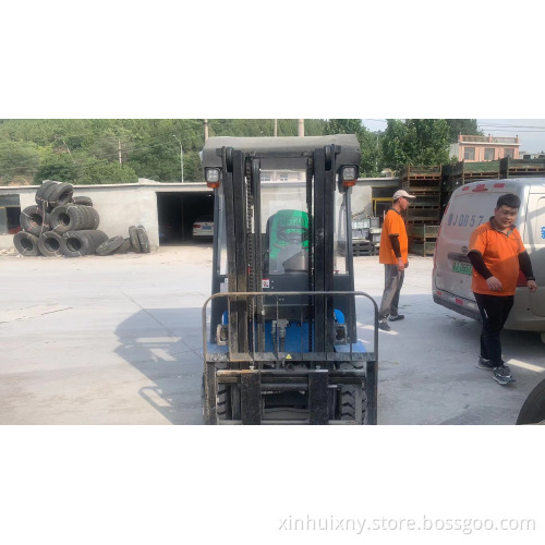 Hot sale 3 ton full electric self loading Portable self load lifting portable self loading stacker